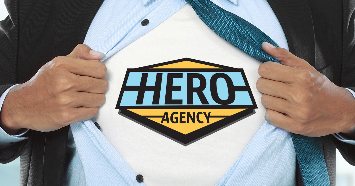 A Hero website management member jumping into action.